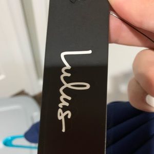 Lulus Navy Blue Skater Dress